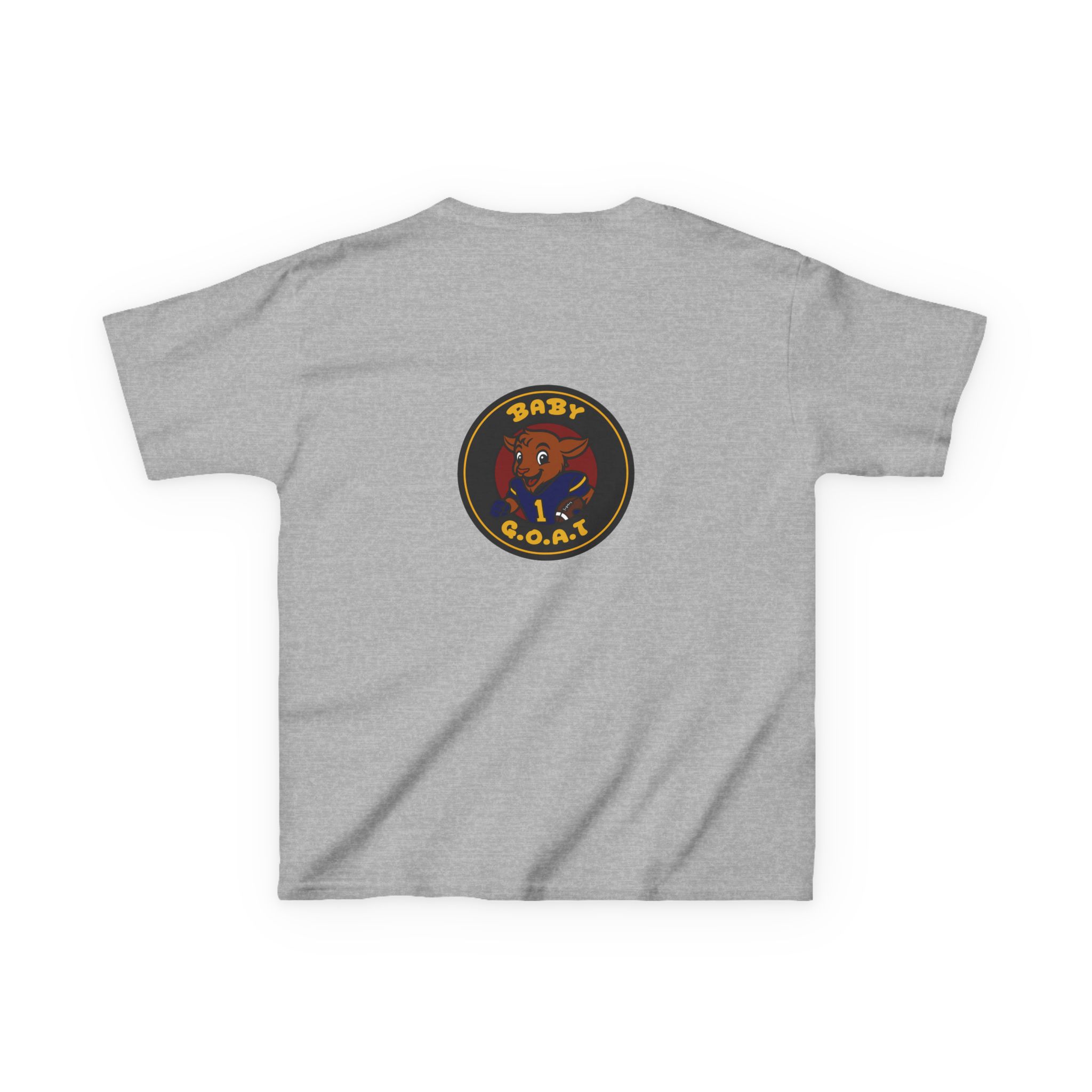 Davon The Touchdown Star Kids T-Shirt — "Baby G.O.A.T." Cartoon Goat Graphic Tee - Image 2