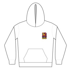 The Little Champs Crew Youth Hooded Sweatshirt — Colorful Retro Gamer Chest Logo