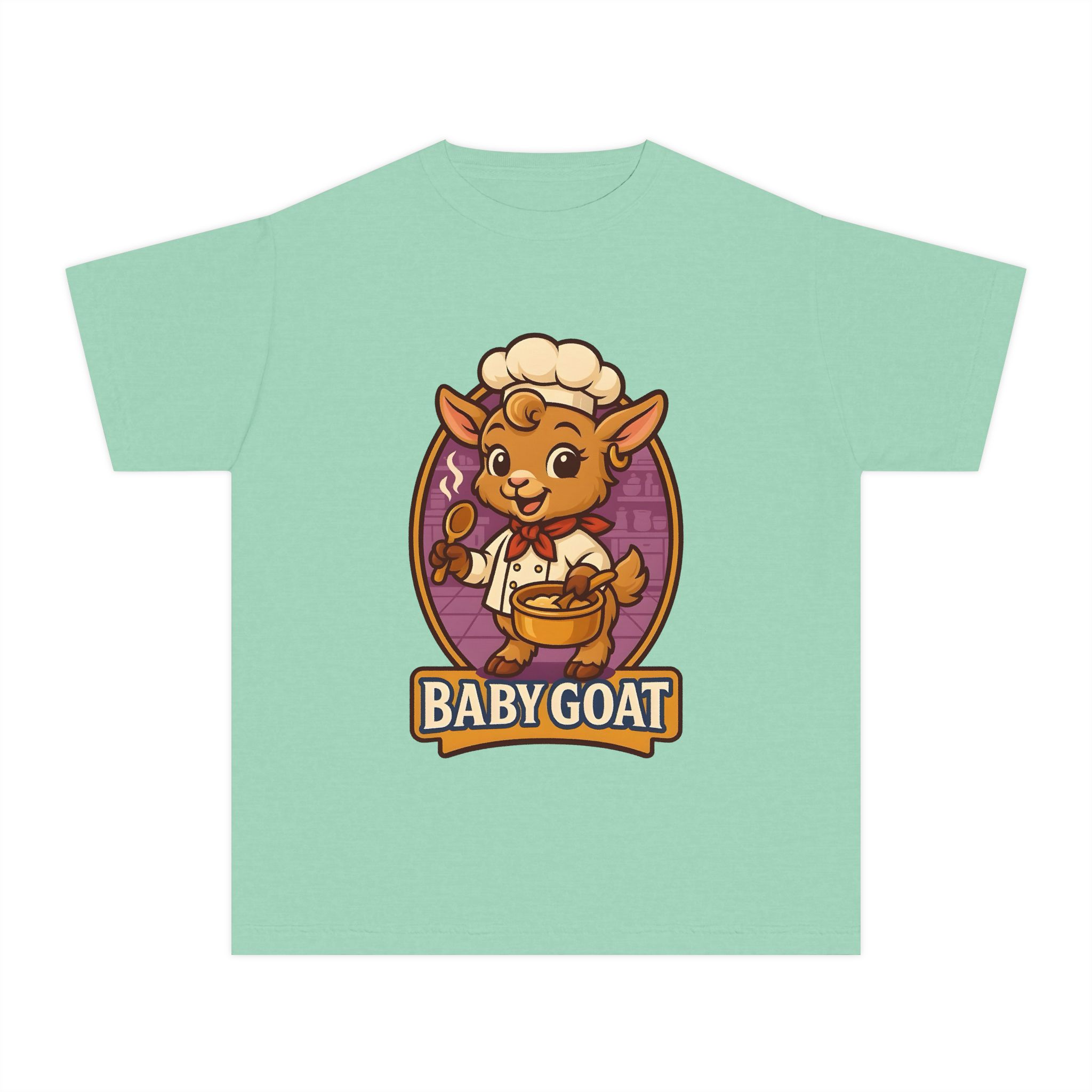 Baby Goat Kids T‑Shirt — Cute Chef Kid Tee for Toddlers & Little Foodies - Image 4