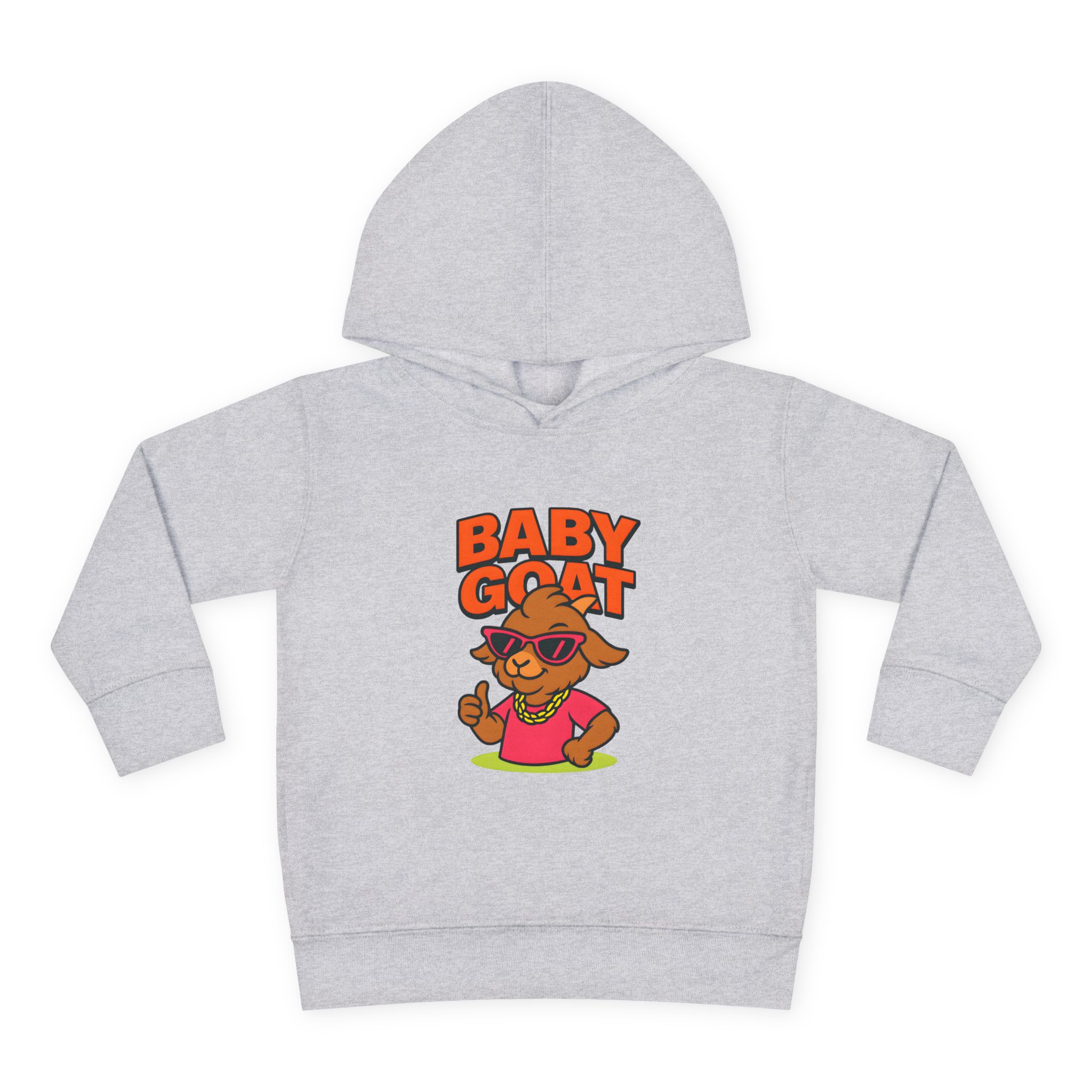 Skye the Style Queen Baby Goat Toddler Hoodie — Cute Cartoon 'Baby Goat' Pullover for Kids - Image 5