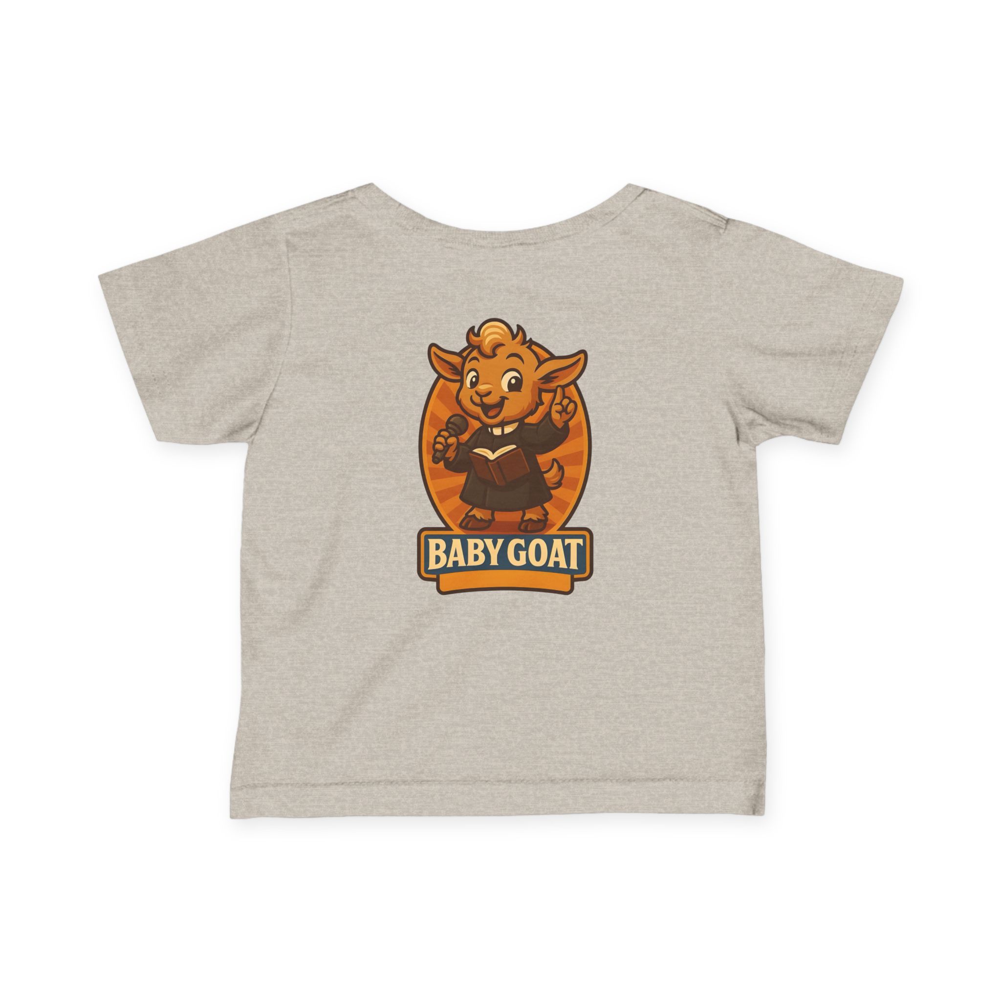 Baby Goat Infant Tee — Cute Cartoon Kid Goat Graphic - Image 5