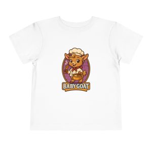 Toddler Tee — Cute 'Baby Goat' Cartoon Chef Kids Shirt