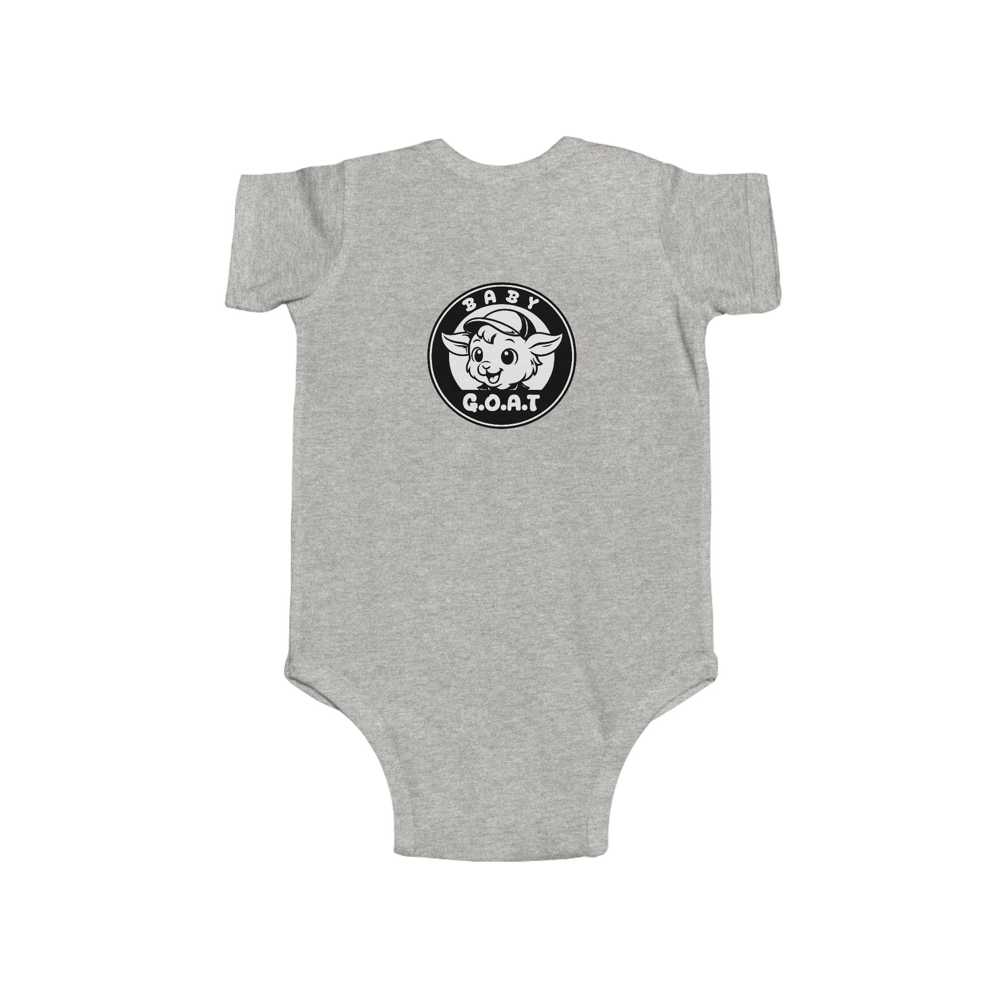 Baby G.O.A.T – Classic Edition Baby G.O.A.T. Bodysuit – Cute Goat Graphic Infant Onesie - Image 2