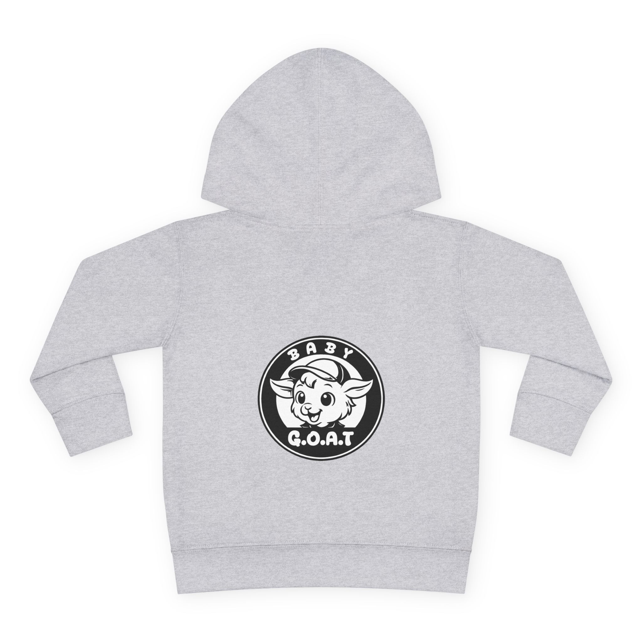 Baby G.O.A.T – Classic Edition Toddler Hoodie – 'Baby G.O.A.T.' Cute Goat Logo Pullover for Kids - Image 2