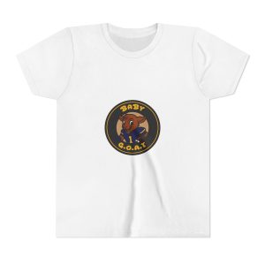 Davon The Touchdown Star Yello Background Baby G.O.A.T. Youth Tee - Cute Baby Goat Graphic Kids Shirt