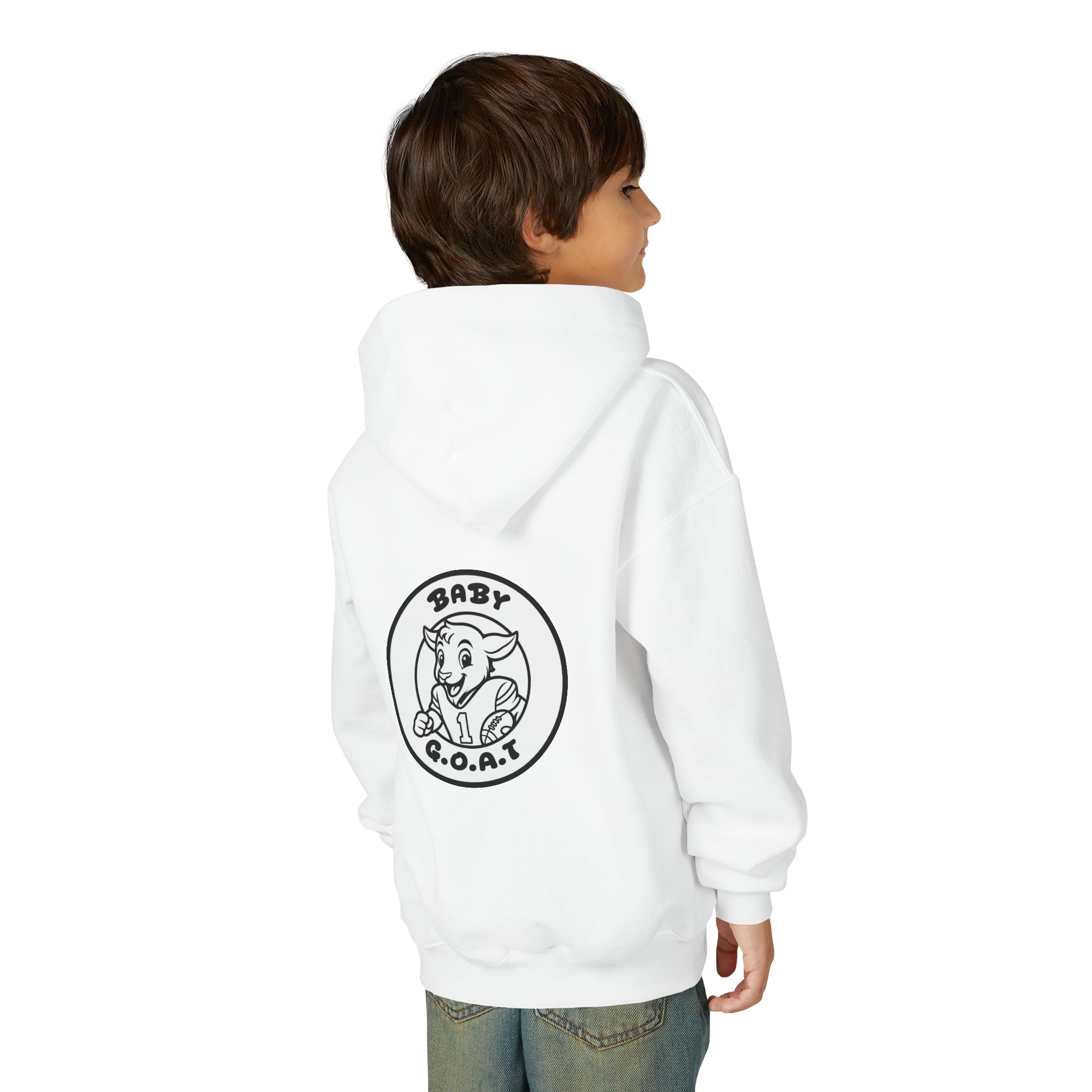 The Touchdown Star Youth Heavy Blend Hooded Sweatshirt - Image 4