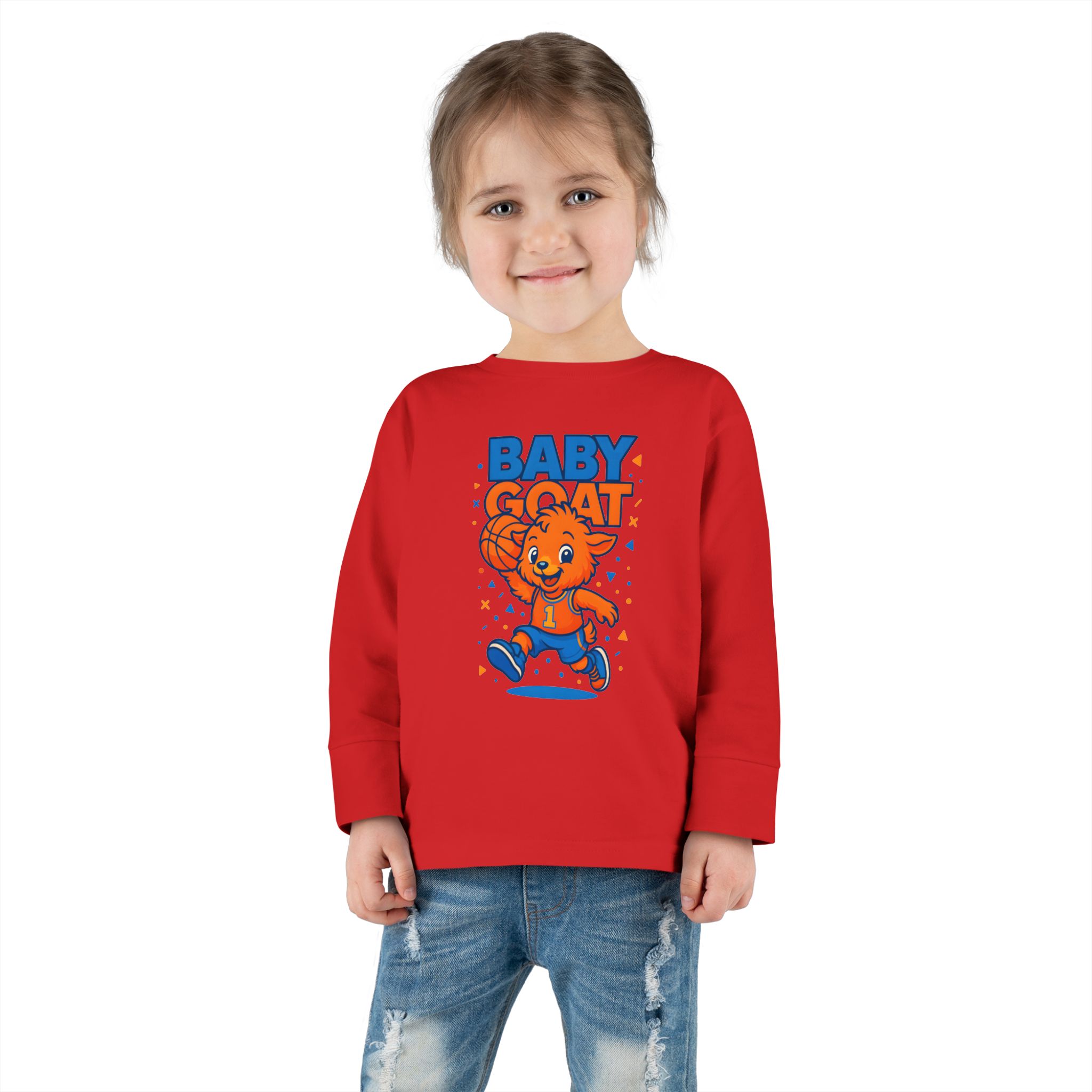 Baby G.O.A.T – MJ Toddler Long Sleeve Tee - Image 16