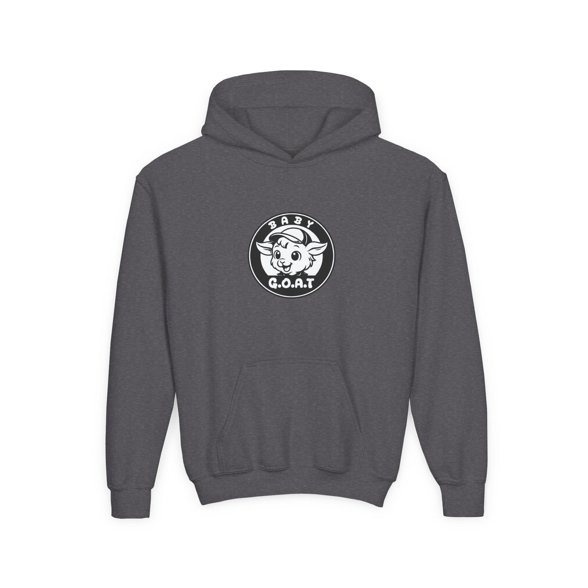 Baby G.O.A.T – Classic Edition Youth Hoodie — "Baby G.O.A.T." Cute Goat Logo Pullover - Image 9
