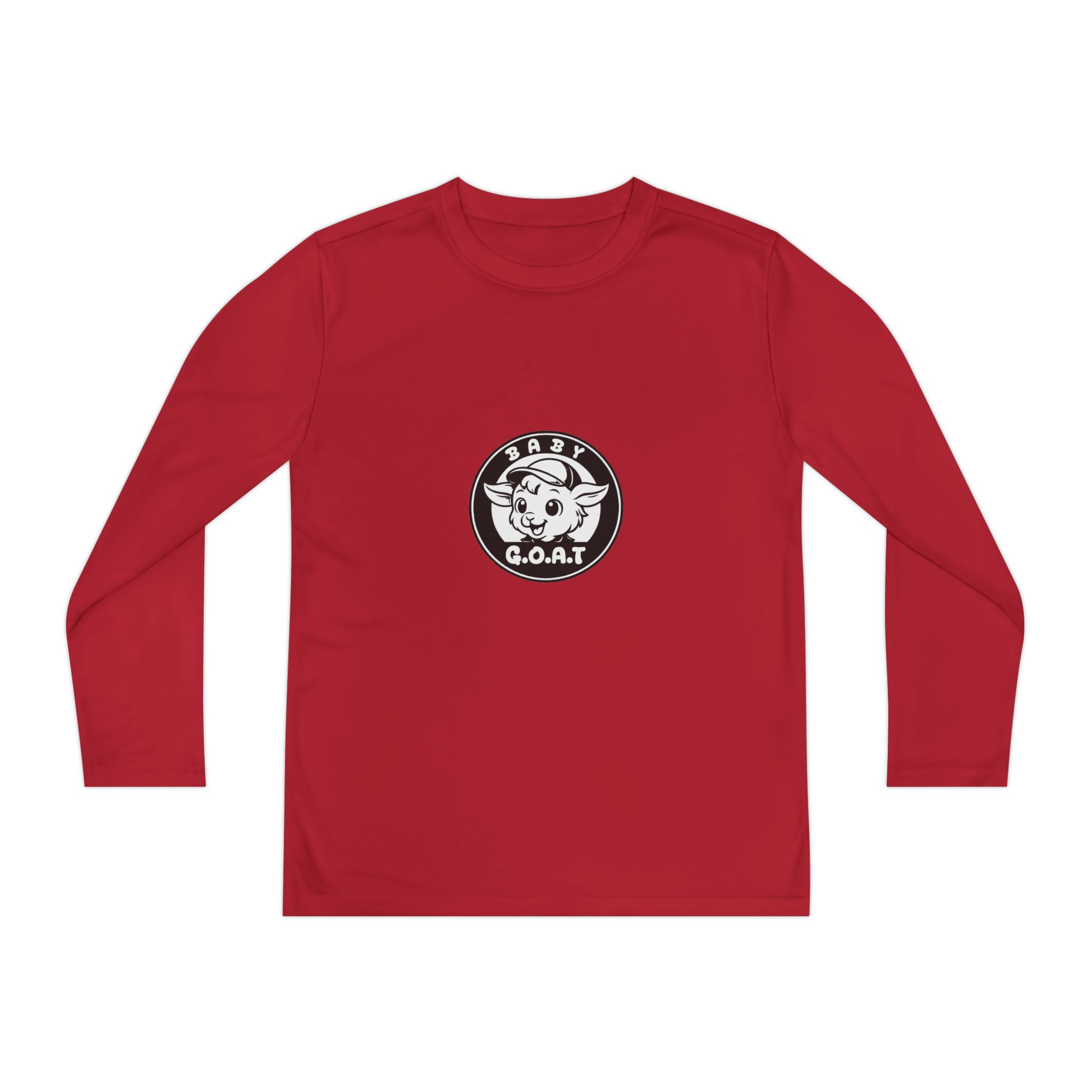 Baby G.O.A.T – Classic Edition Youth Long Sleeve Tee — "Baby G.O.A.T." Graphic - Image 13
