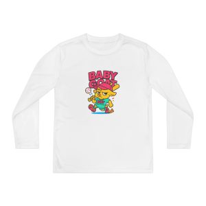 Skye the Cool Queen Youth Long Sleeve Tee — "Baby Goat" Skate Graphic