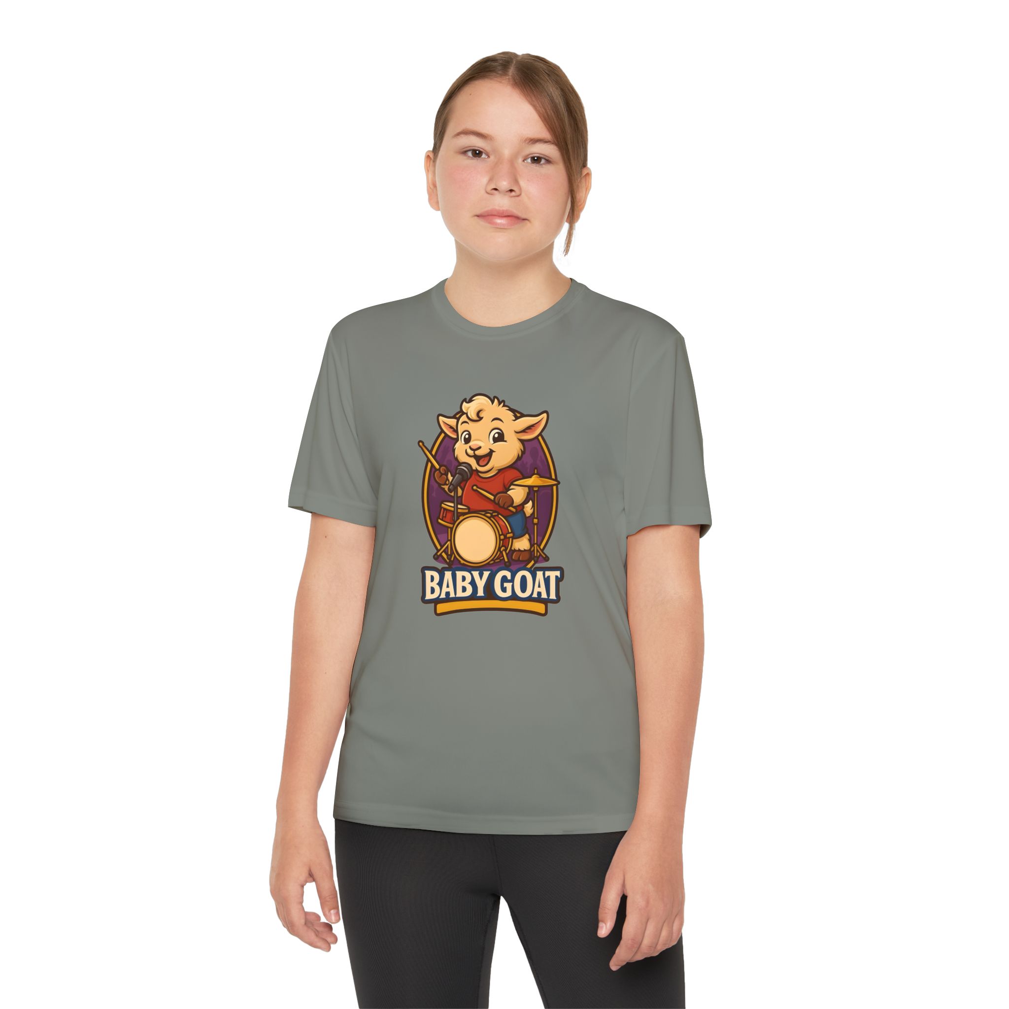 Baby Goat Drumline Youth Tee — Cute Kid’s Musician T‑Shirt - Image 11