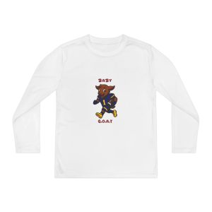 Davon The Touchdown Star In Action Youth Long Sleeve Tee — 'Baby G.O.A.T.' Running Goat Graphic