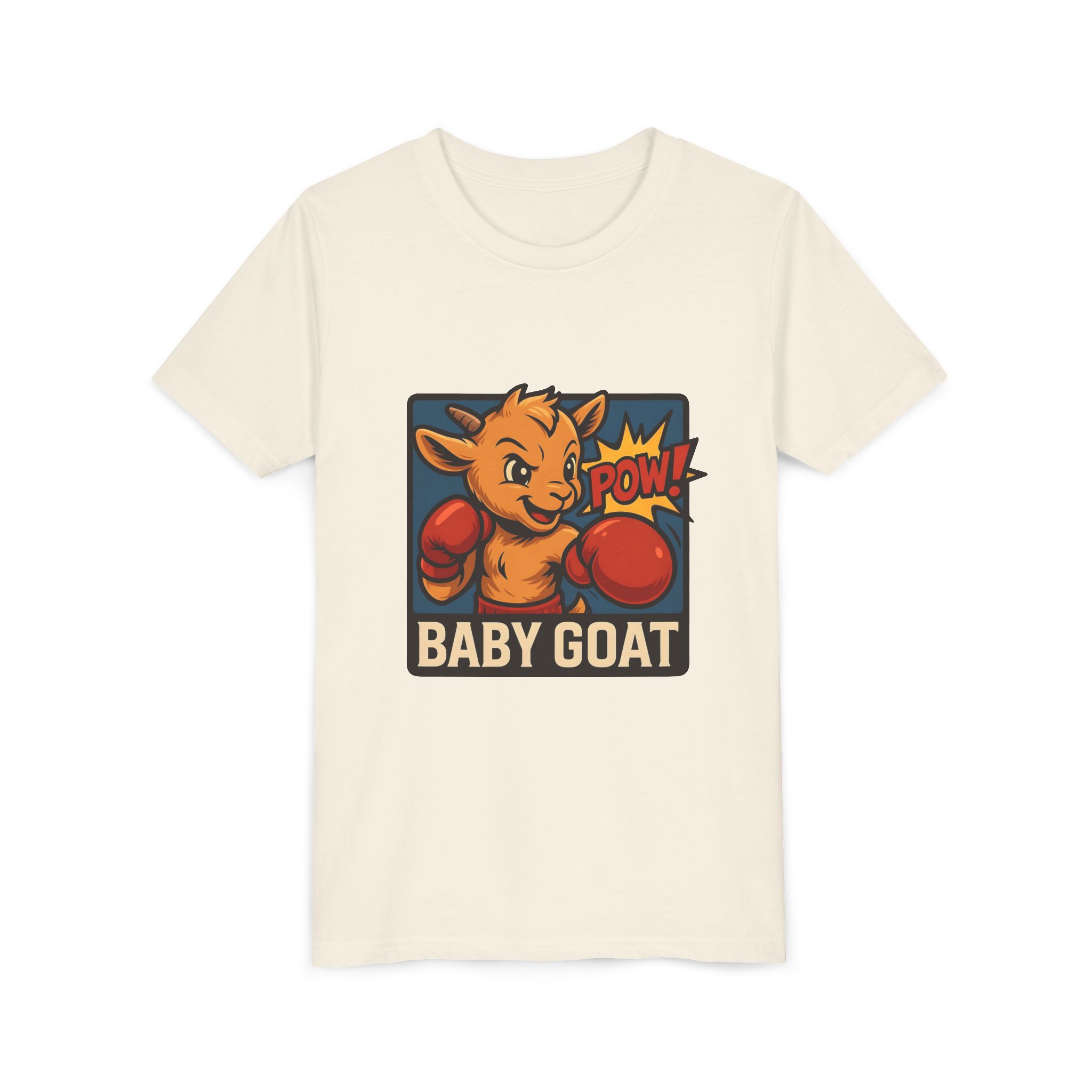 Baby G.O.A.T – Benny the Boxer Youth Tee — "Baby Goat" Boxing Cartoon Kids Shirt - Image 11