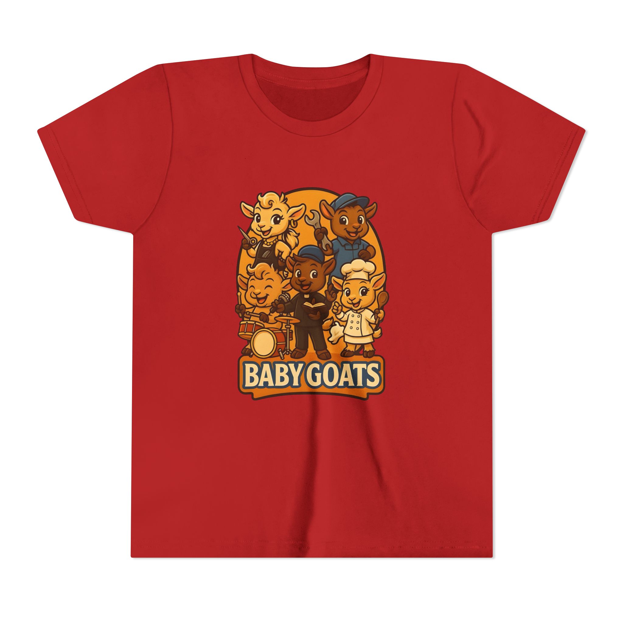 Baby Goats Kids T‑Shirt — Cute Cartoon Baby Goats Graphic Tee for Toddlers & Kids - Image 17
