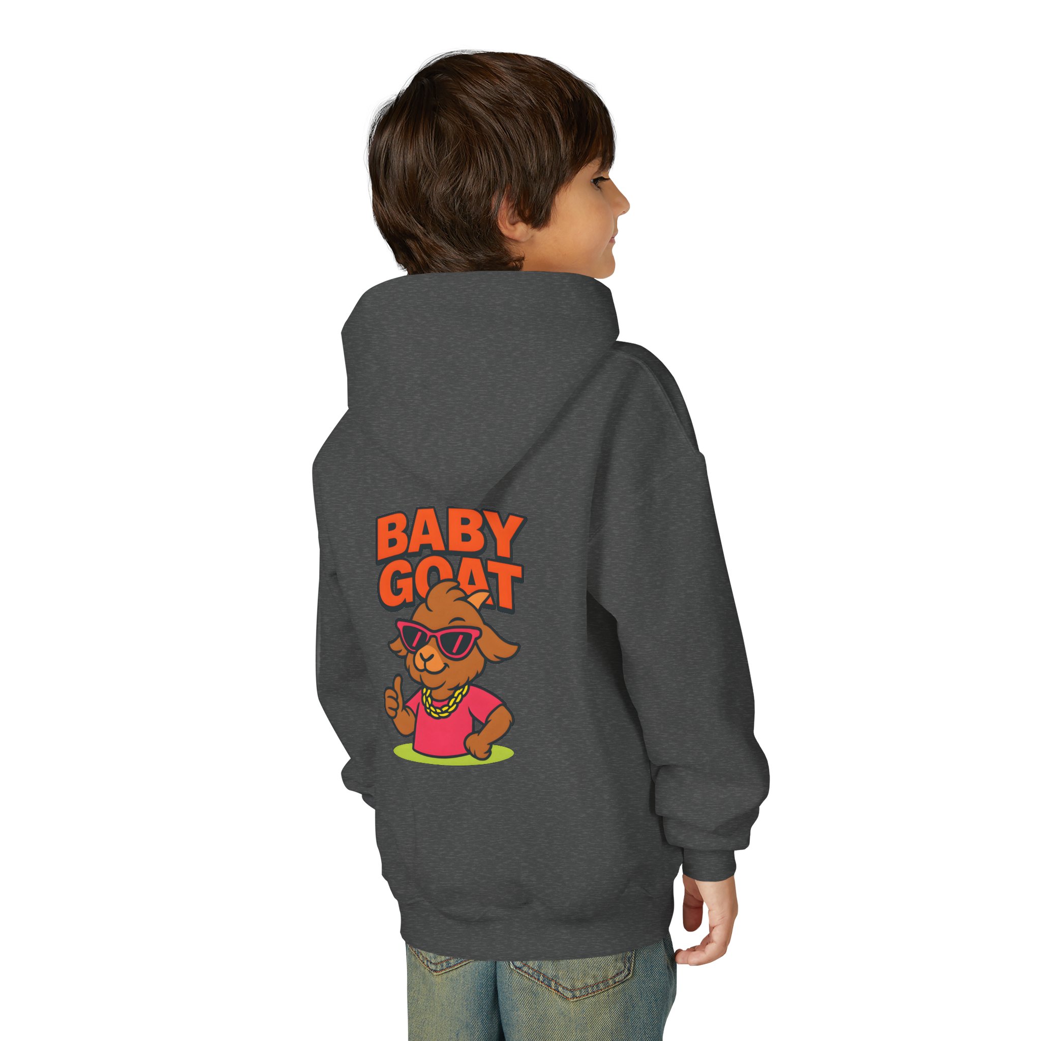 Skye the Style Queen Youth Hoodie — "Baby Goat" Cute Cartoon Kids Sweatshirt - Image 16