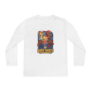 The Little Champs Crew Youth Long Sleeve Tee — "Baby Goats" Sports Cartoon Shirt