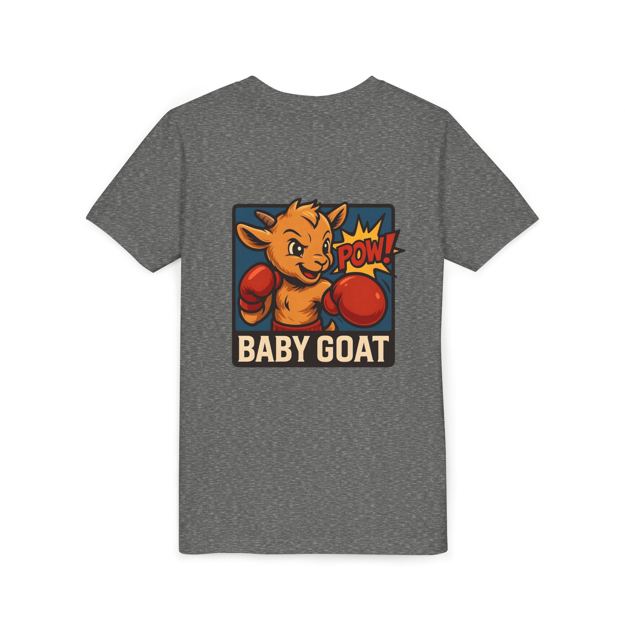 Baby G.O.A.T – Benny the Boxer Youth Tee — "Baby Goat" Boxing Cartoon Kids Shirt - Image 8