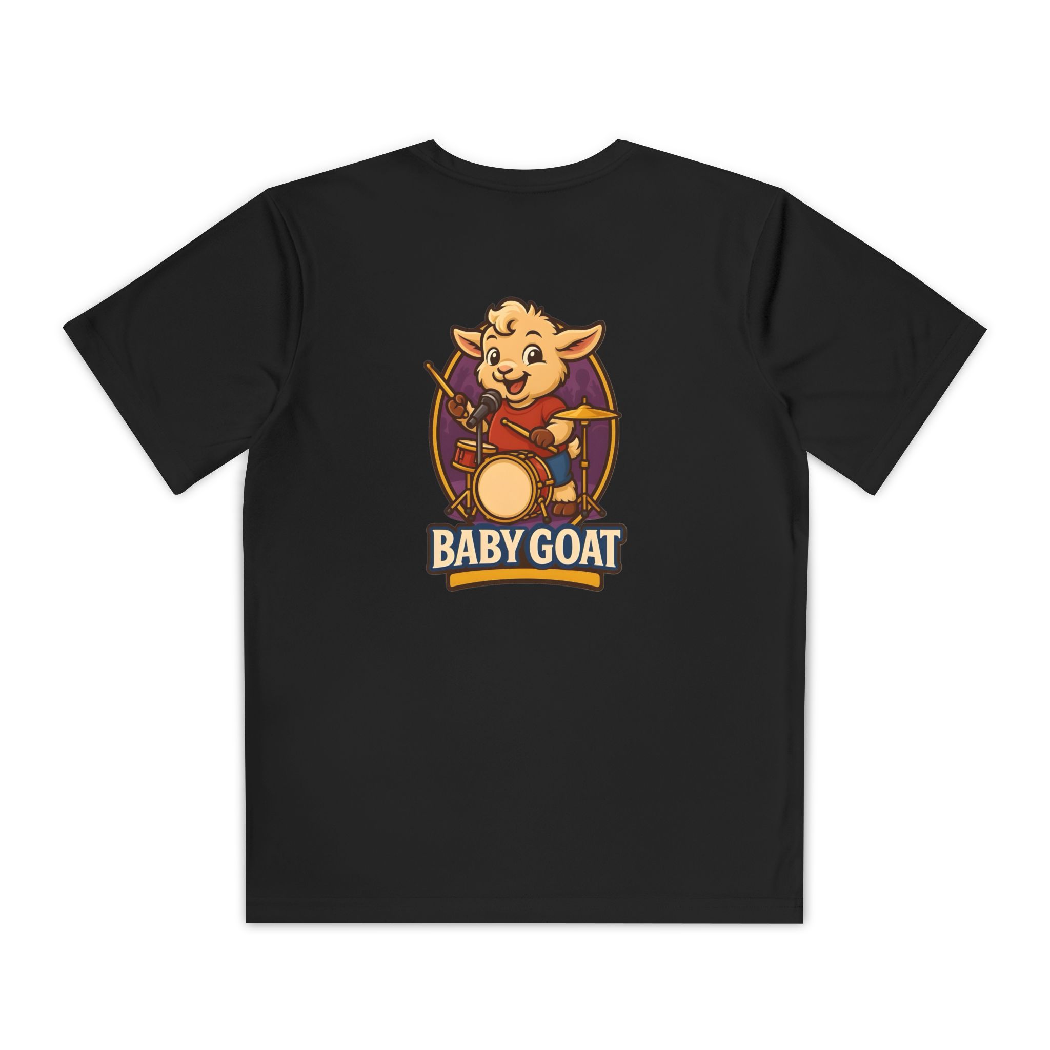 Baby Goat Drumline Youth Tee — Cute Kid’s Musician T‑Shirt - Image 5