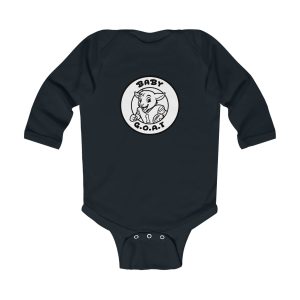 The Touchdown Star  Infant Bodysuit — "Baby G.O.A.T." Cute Goat Logo Long-Sleeve Onesie