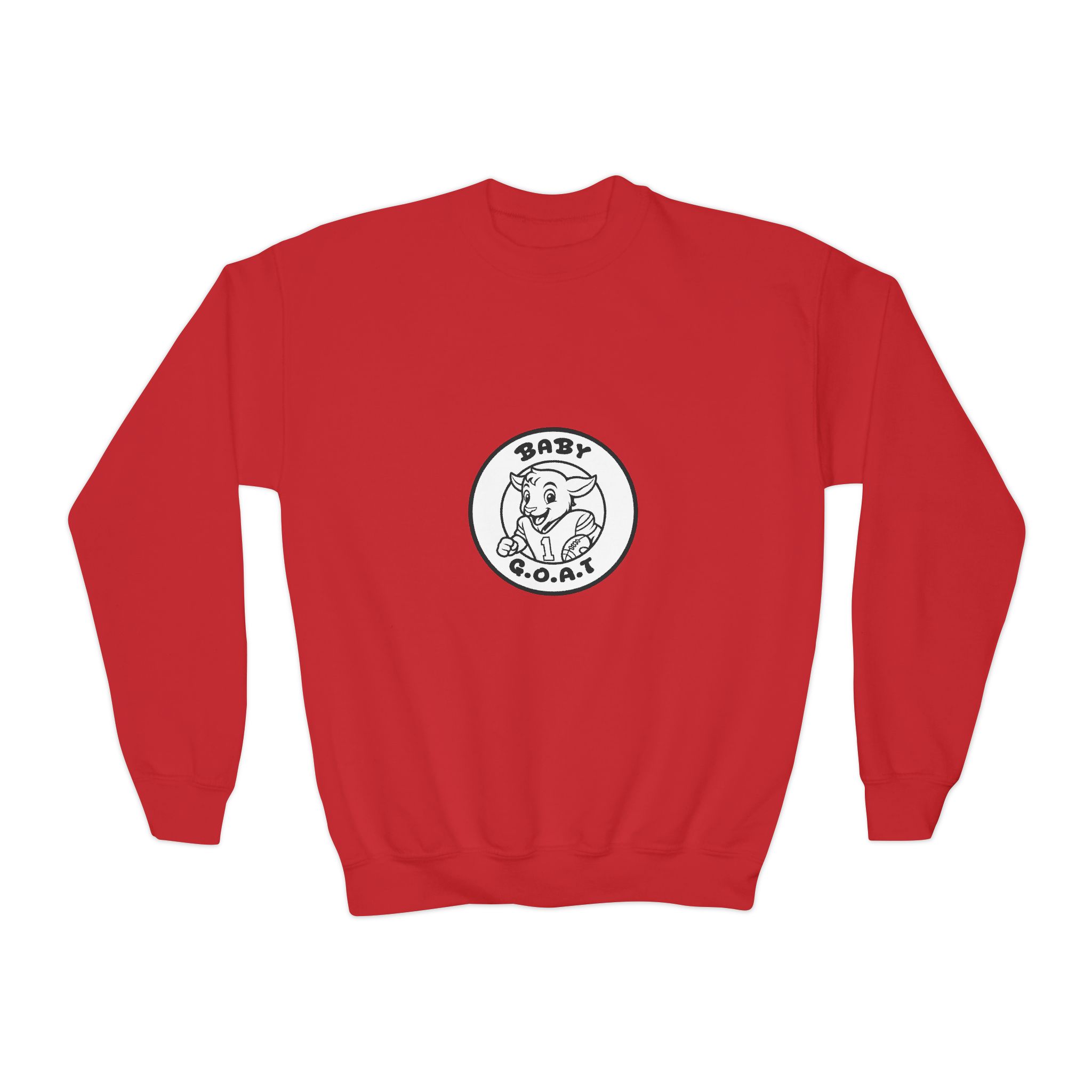 The Touchdown Star Baby G.O.A.T. Youth Crewneck Sweatshirt - Image 17