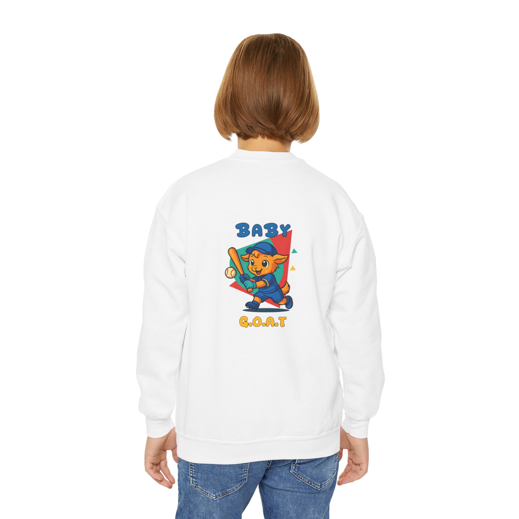 Barry the Slugger Youth Crewneck Sweatshirt - Image 4