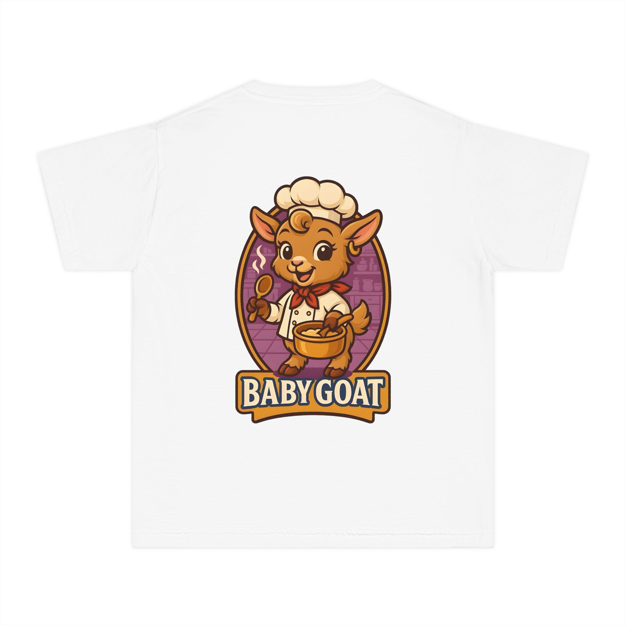 Baby Goat Kids T‑Shirt — Cute Chef Kid Tee for Toddlers & Little Foodies - Image 2