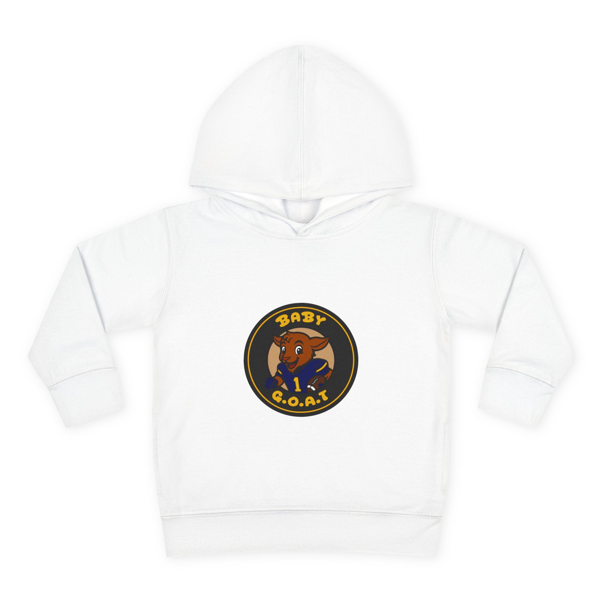 Davon The Touchdown Star Yellow BackgroundToddler Pullover Fleece Hoodie