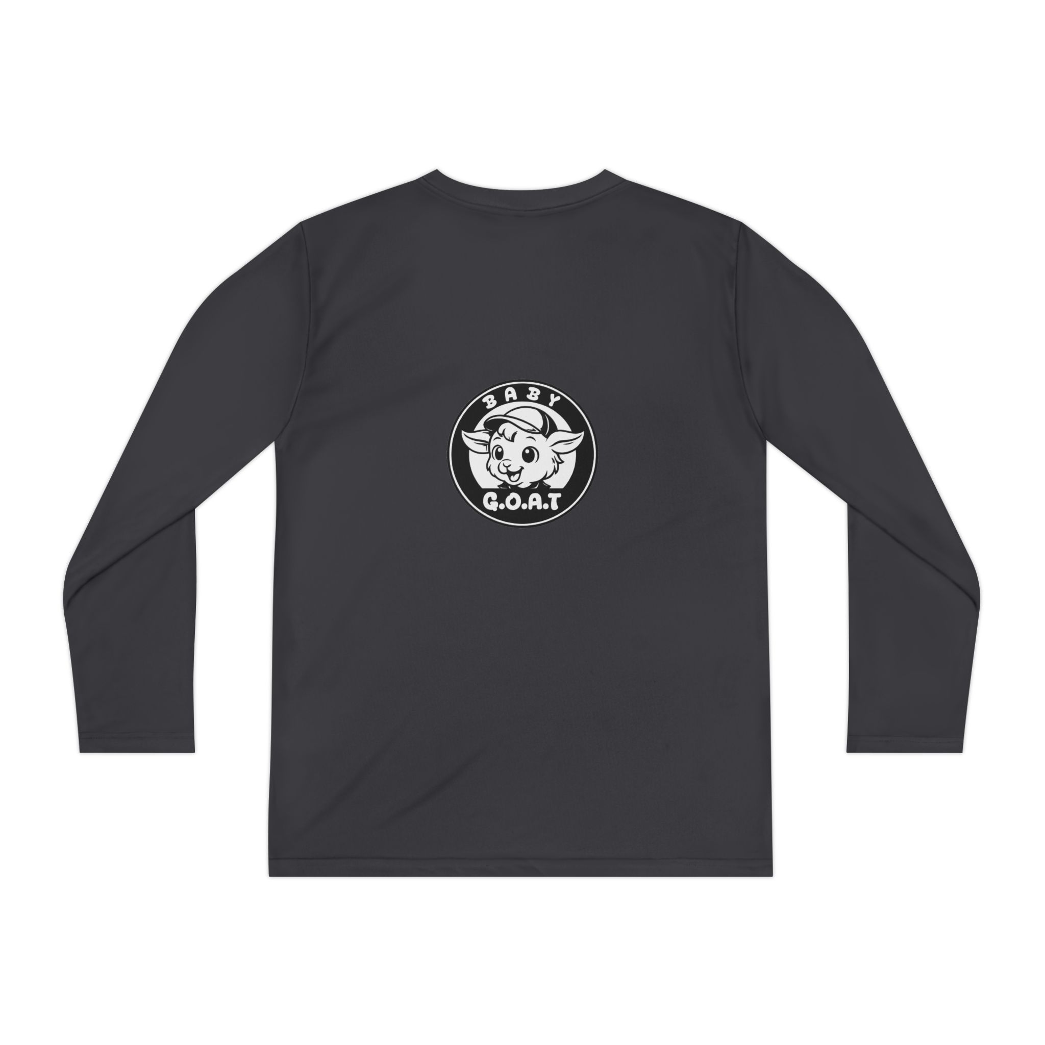 Baby G.O.A.T – Classic Edition Youth Long Sleeve Tee — "Baby G.O.A.T." Graphic - Image 6