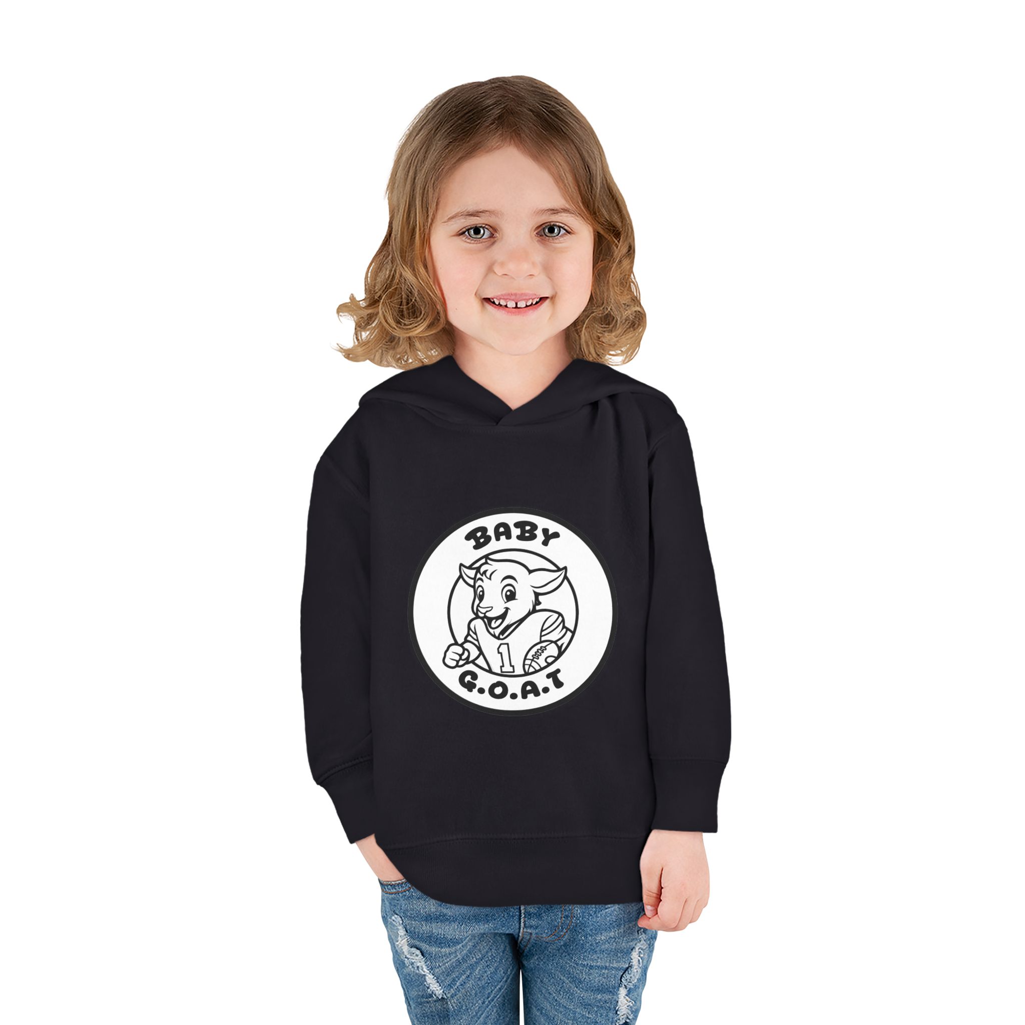 BaThe Touchdown Star by G.O.A.T. Toddler Pullover Hoodie – Cute Goat Graphic Hoodie for Babies & Toddlers - Image 16