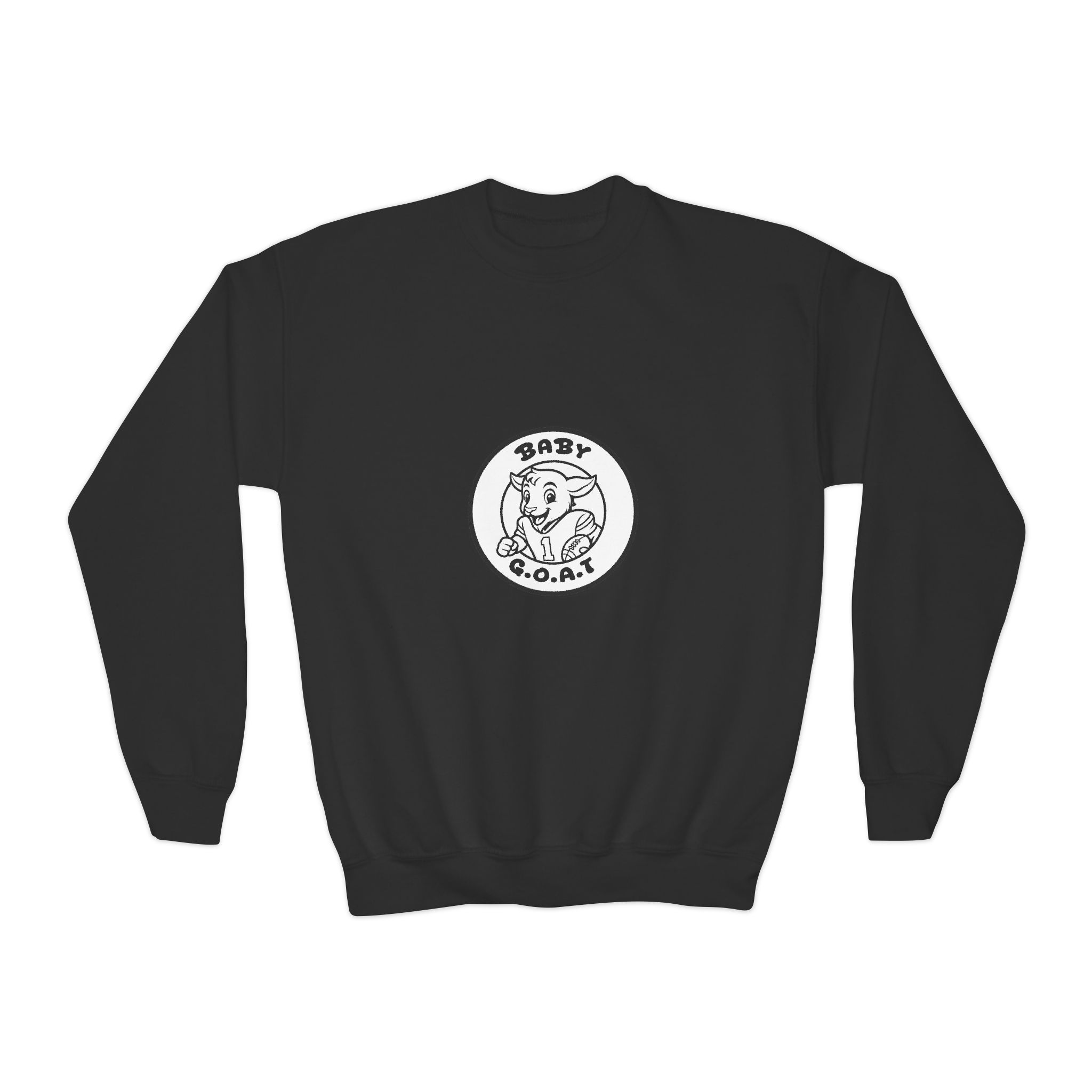 The Touchdown Star Baby G.O.A.T. Youth Crewneck Sweatshirt - Image 5