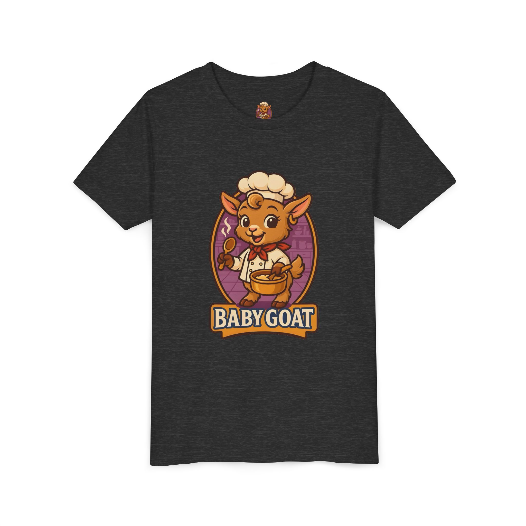 Youth Tee — Cute 'Baby Goat' Chef Kids T‑Shirt - Image 11