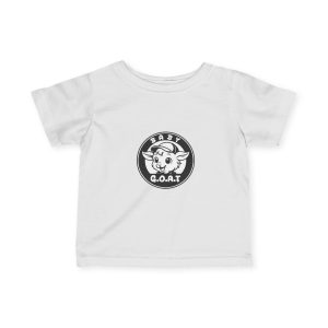 Baby G.O.A.T – Classic Edition Infant Tee — "Baby G.O.A.T" Cute Goat Logo Toddler Shirt