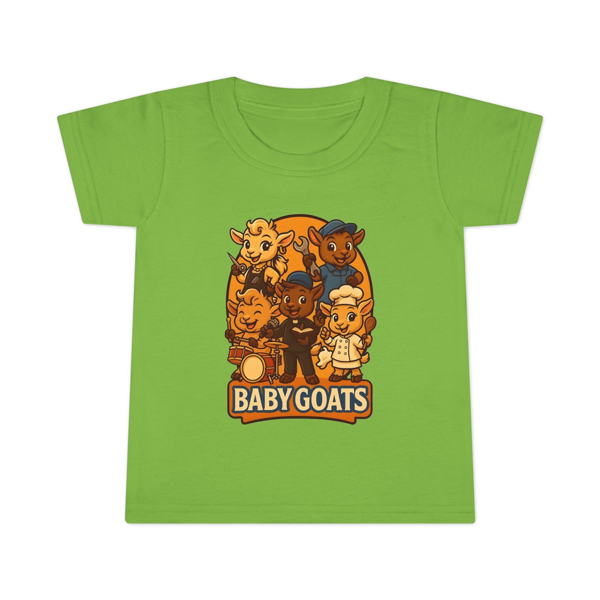 Baby Goats Toddler T-Shirt — Cute Cartoon Kids Tee - Image 7