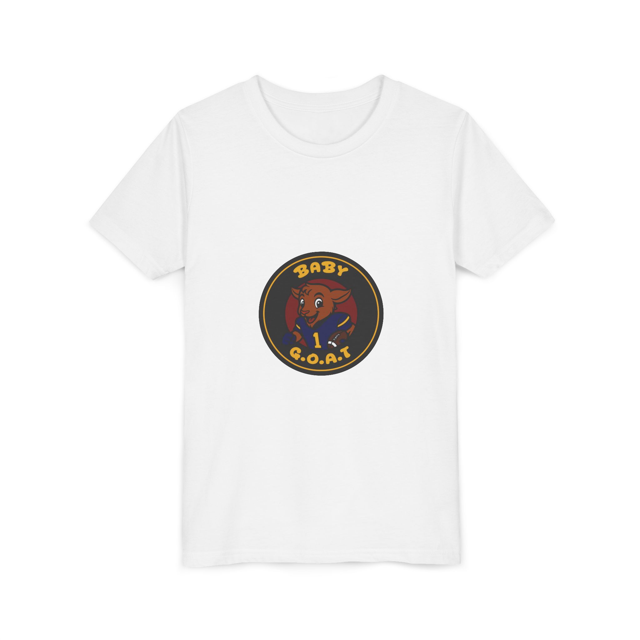 Davon The Touchdown Star Baby G.O.A.T. Youth T-Shirt — Cute Goat Sports Graphic Tee - Image 3