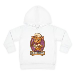 Baby Goat Toddler Hoodie — Cute Cartoon Kids Pullover Fleece
