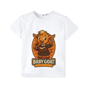 Kids Jersey — 'Baby Goat' Cartoon Sports Tee