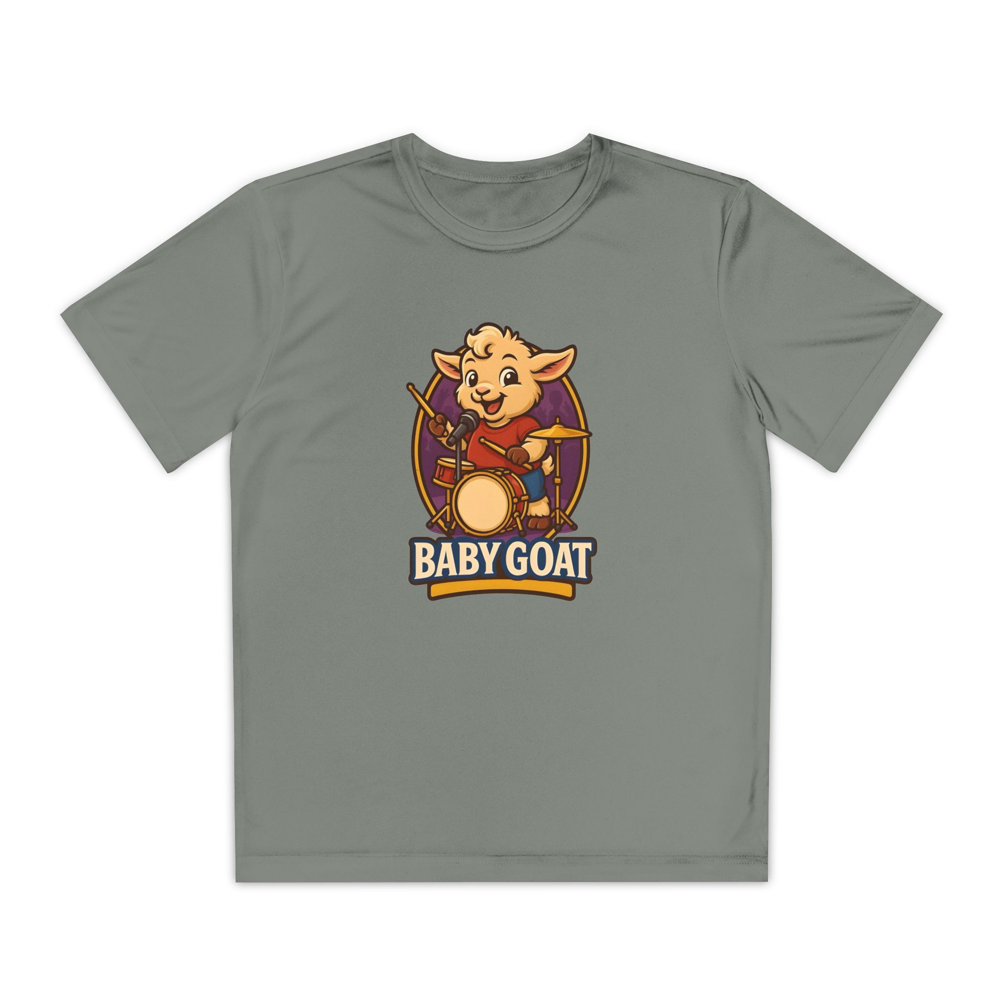 Baby Goat Drumline Youth Tee — Cute Kid’s Musician T‑Shirt - Image 8