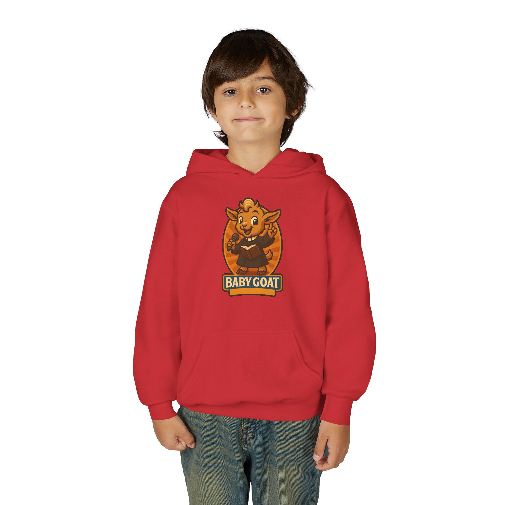 Baby Goat Hoodie — Cute Kids Goat Graphic Sweatshirt - Image 15