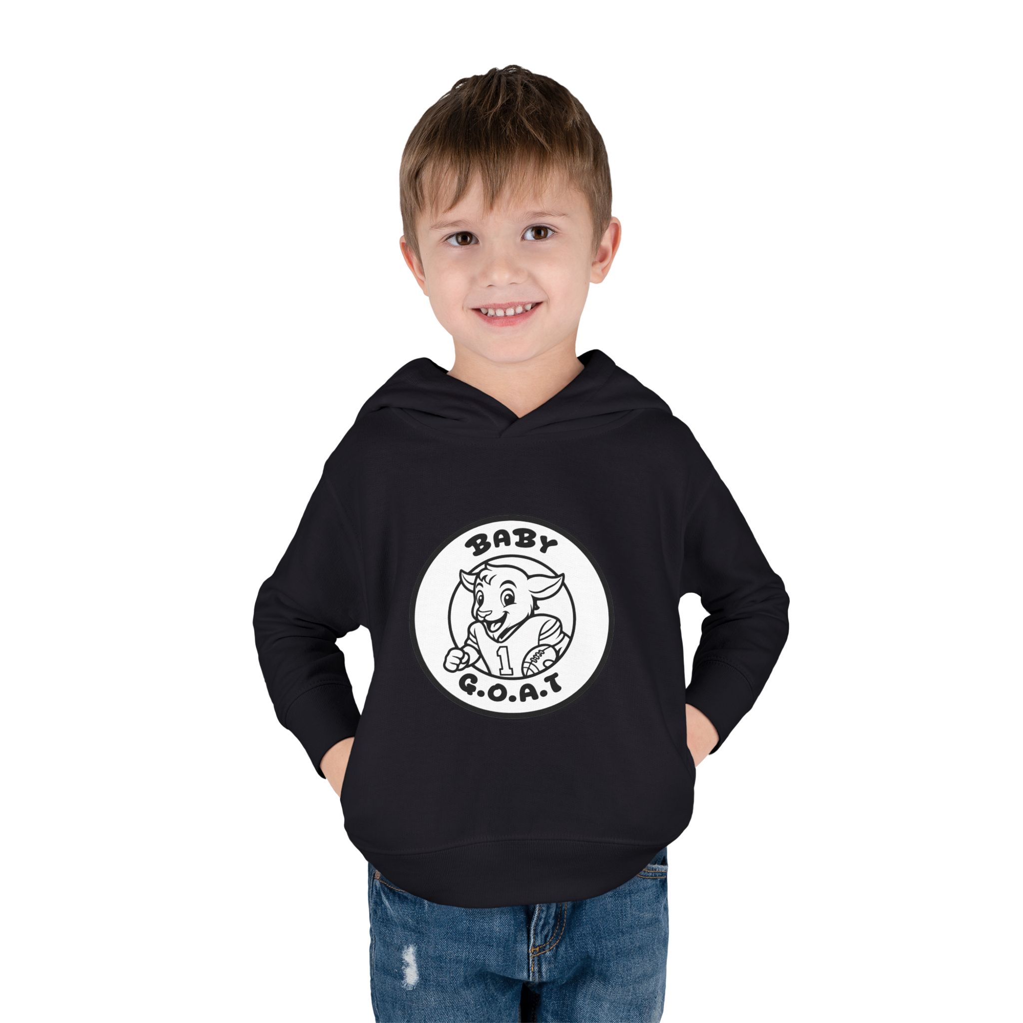 BaThe Touchdown Star by G.O.A.T. Toddler Pullover Hoodie – Cute Goat Graphic Hoodie for Babies & Toddlers - Image 15