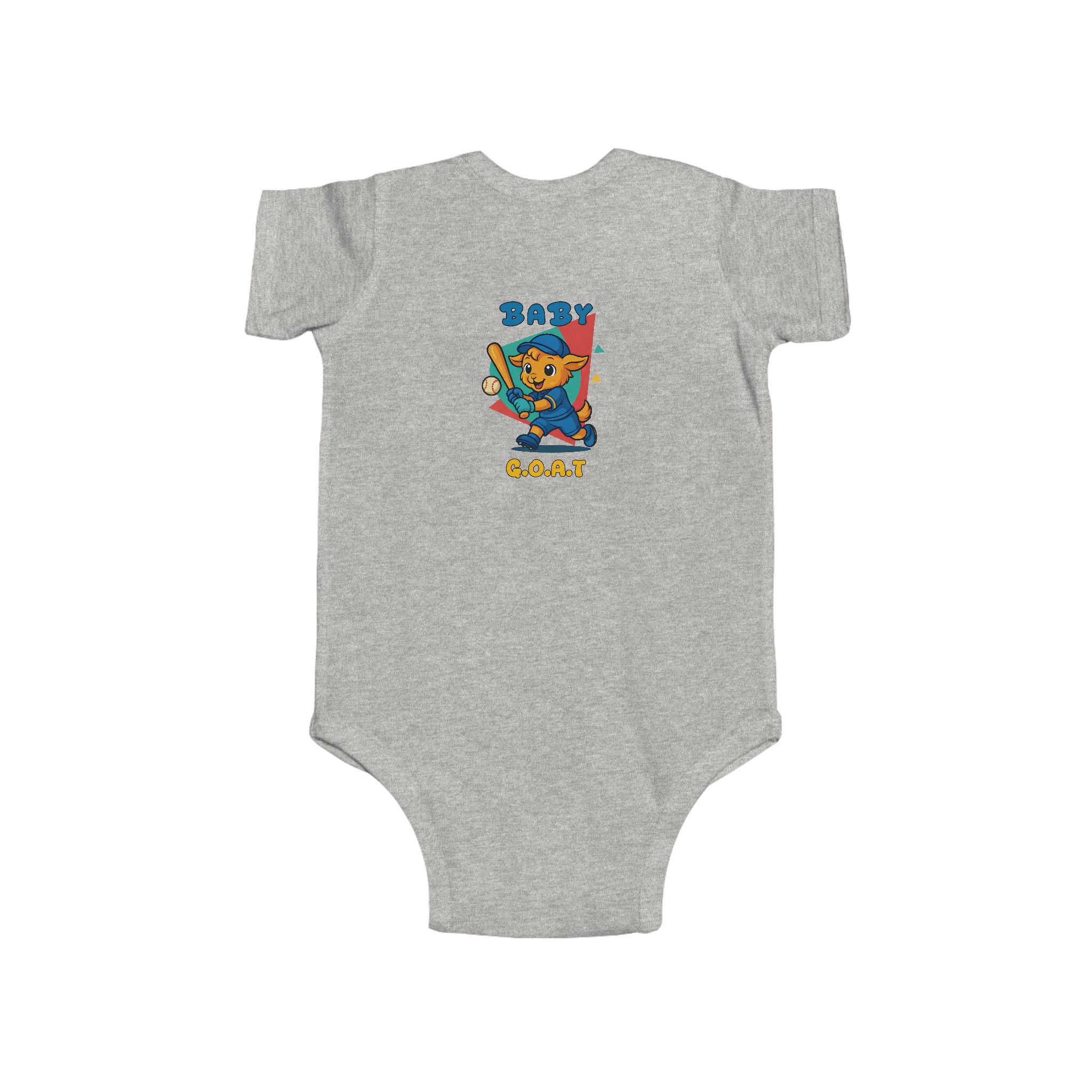 Barry the Slugger Baby Shark Infant Bodysuit — Cute Cartoon Shark Graphic Baby Onesie - Image 5