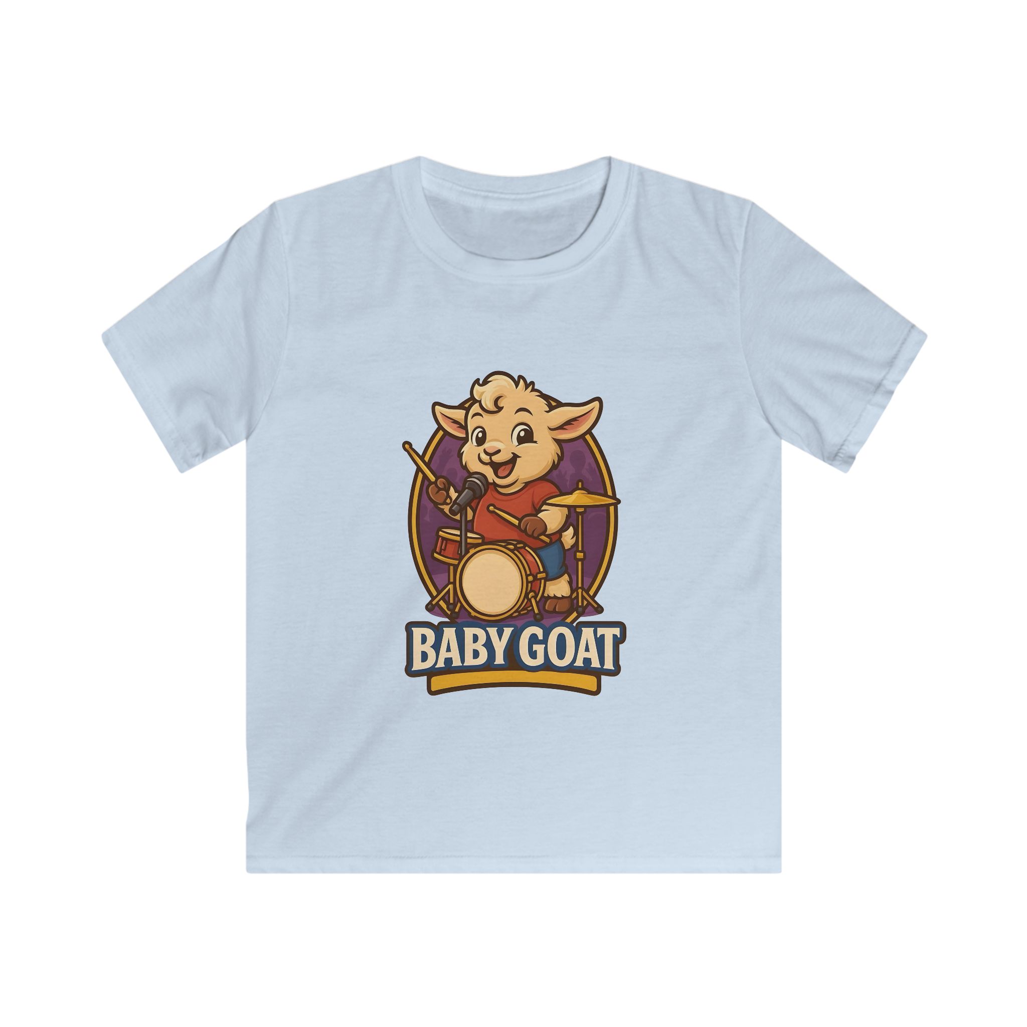 Kids Baby Goat Drummer Tee — Cute Animal Music Shirt for Toddlers - Image 7