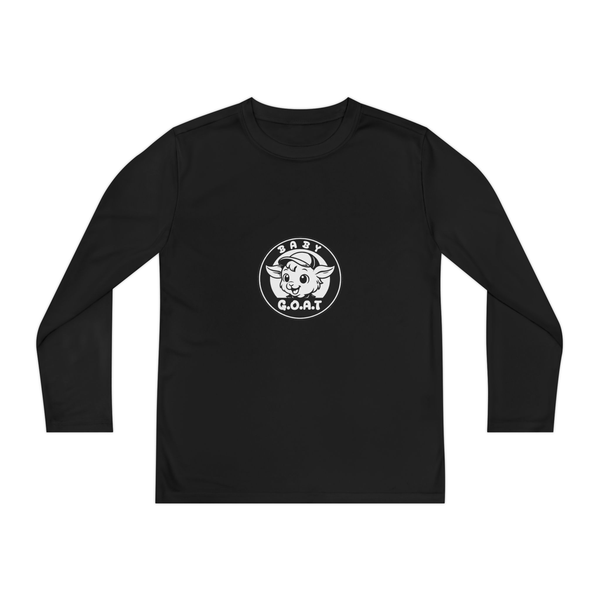 Baby G.O.A.T – Classic Edition Youth Long Sleeve Tee — "Baby G.O.A.T." Graphic - Image 9