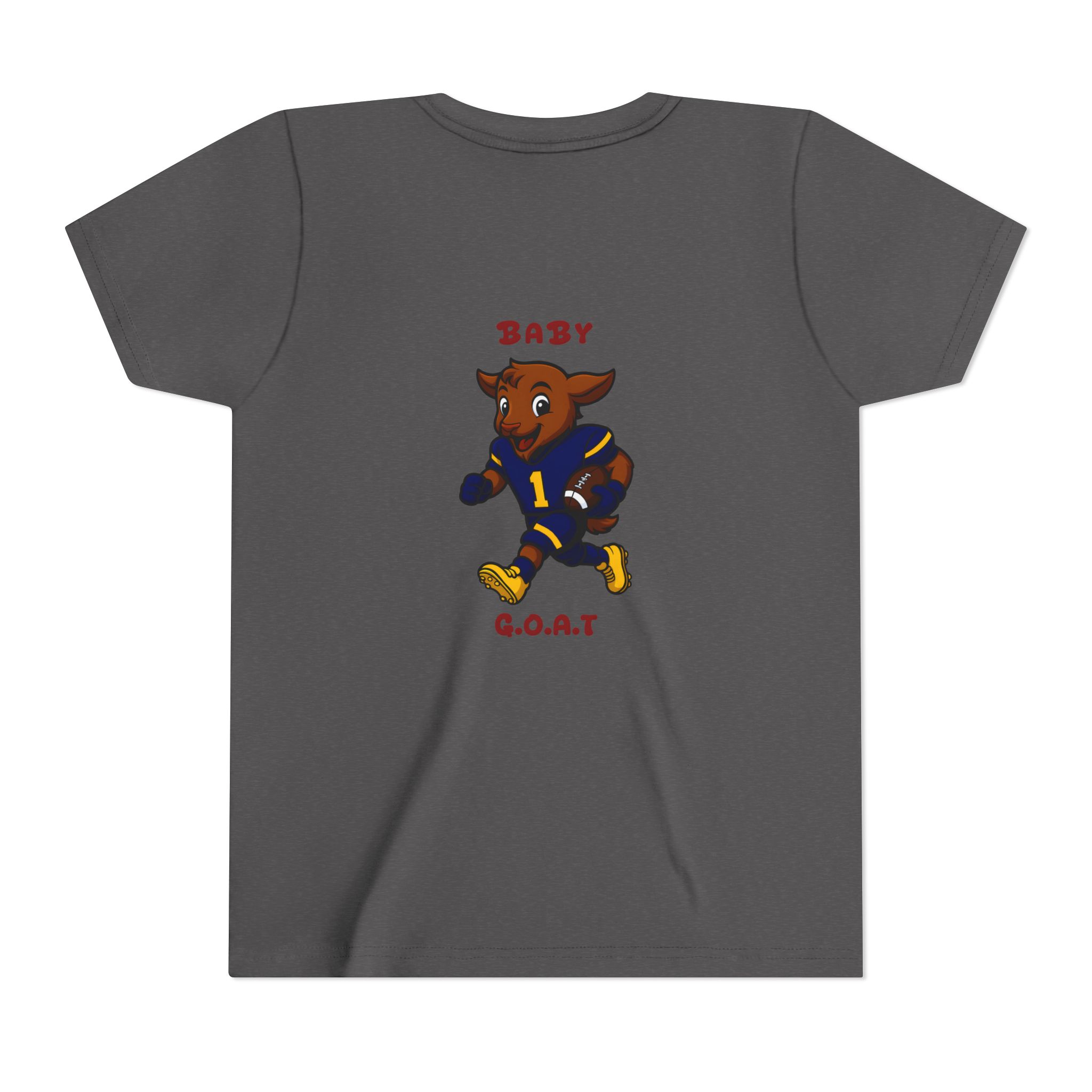 Davon The Touchdown Star In Action Youth Tee — "Baby G.O.A.T." Cute Football Goat Kids T‑Shirt - Image 14