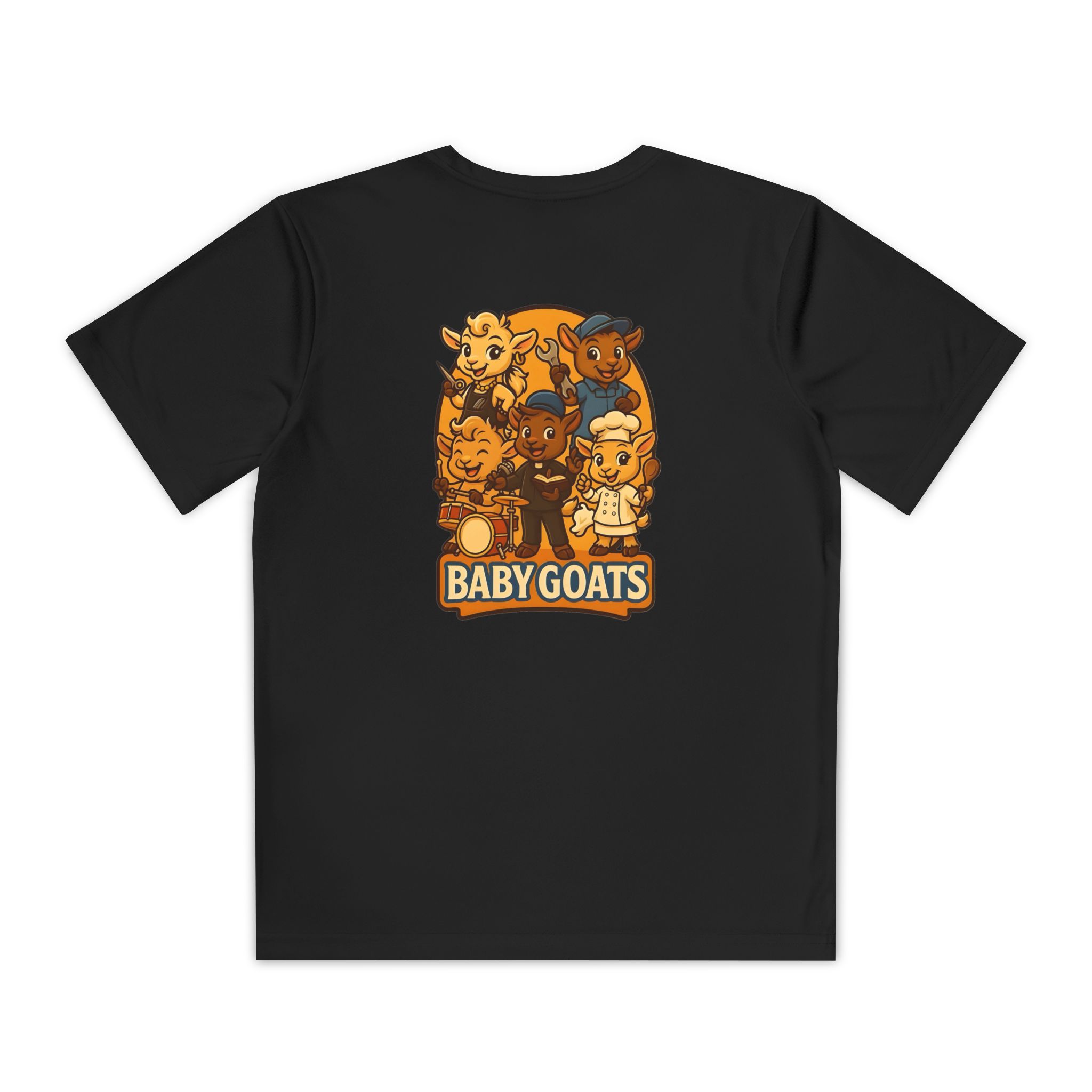 Kids' Baby Goats Graphic Tee – Youth Animal Crew Shirt - Image 14