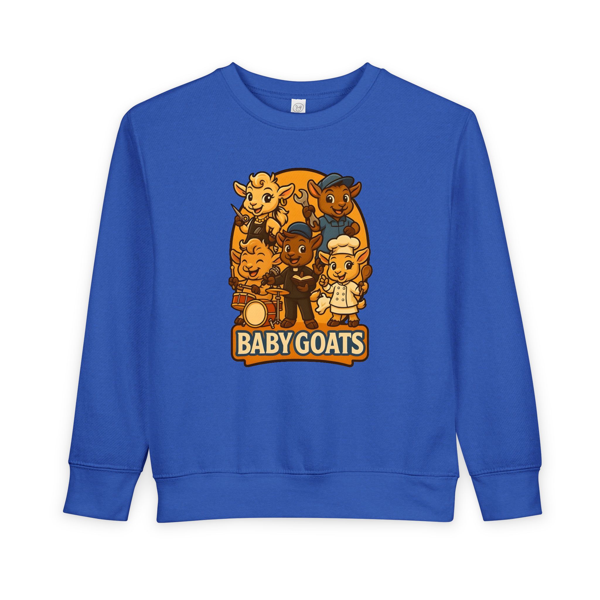 Baby Goats Toddler Sweatshirt — Cute Cartoon Farm Animal Pullover - Image 9