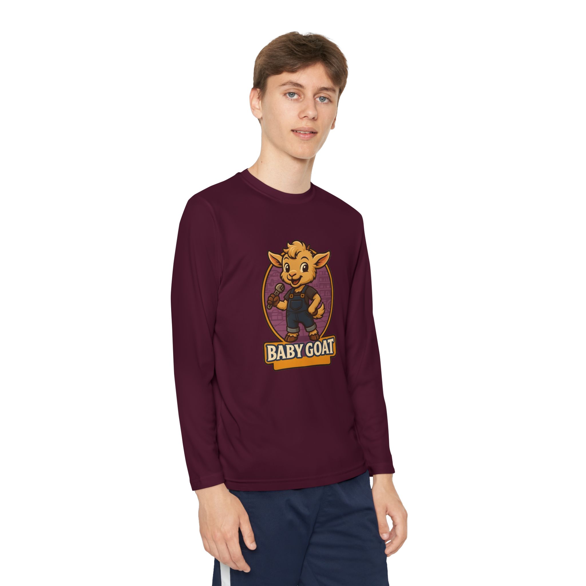 Youth Long Sleeve Competitor Tee - Image 15