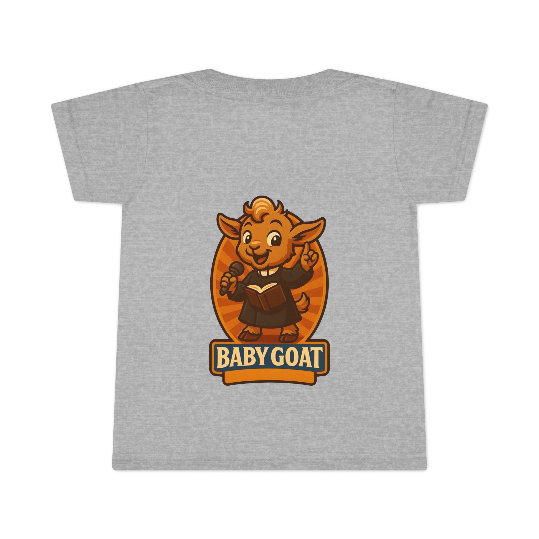 Baby Goat Toddler T-Shirt — Cute Singing Goat Kids Tee - Image 2