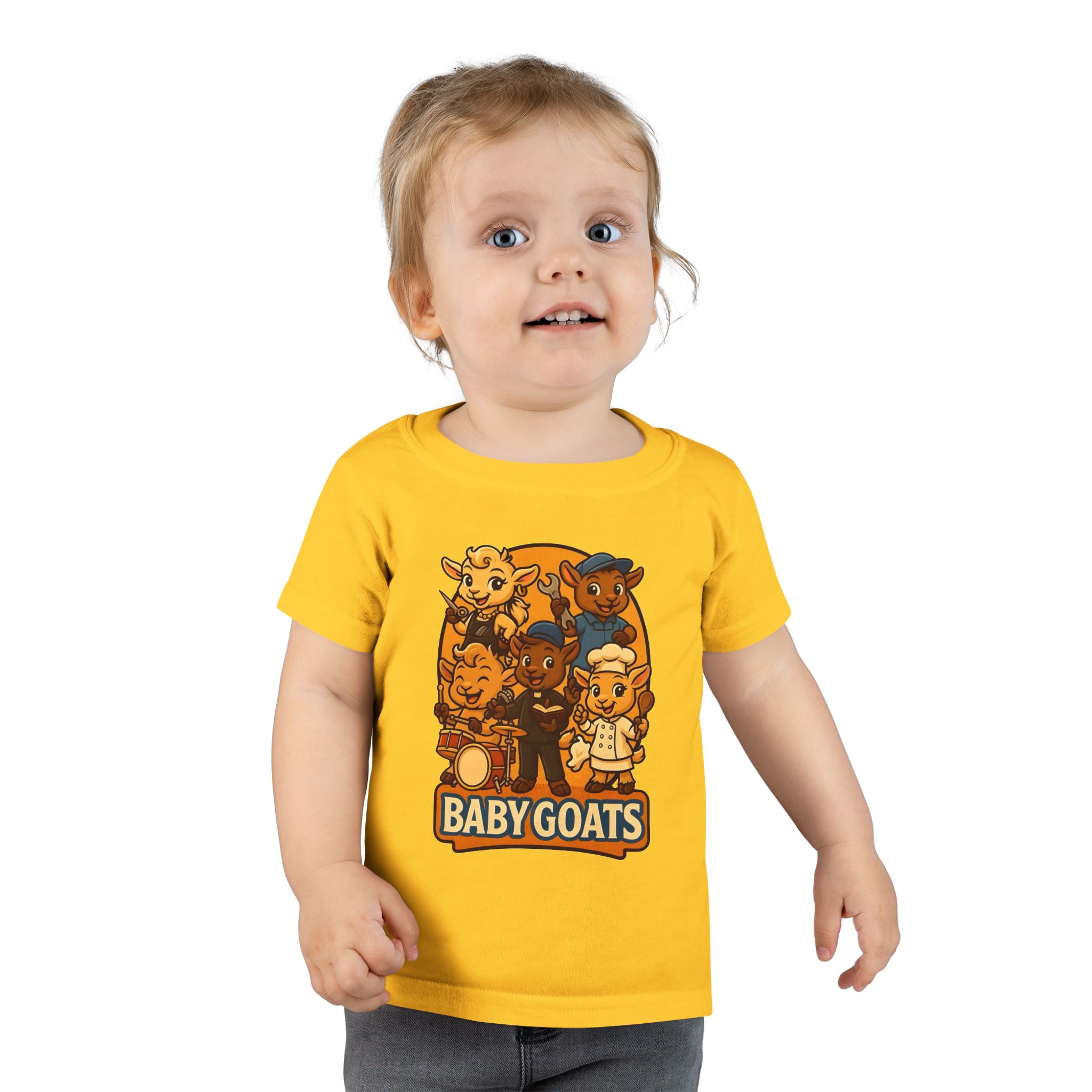 Baby Goats Toddler T-Shirt — Cute Cartoon Kids Tee - Image 6