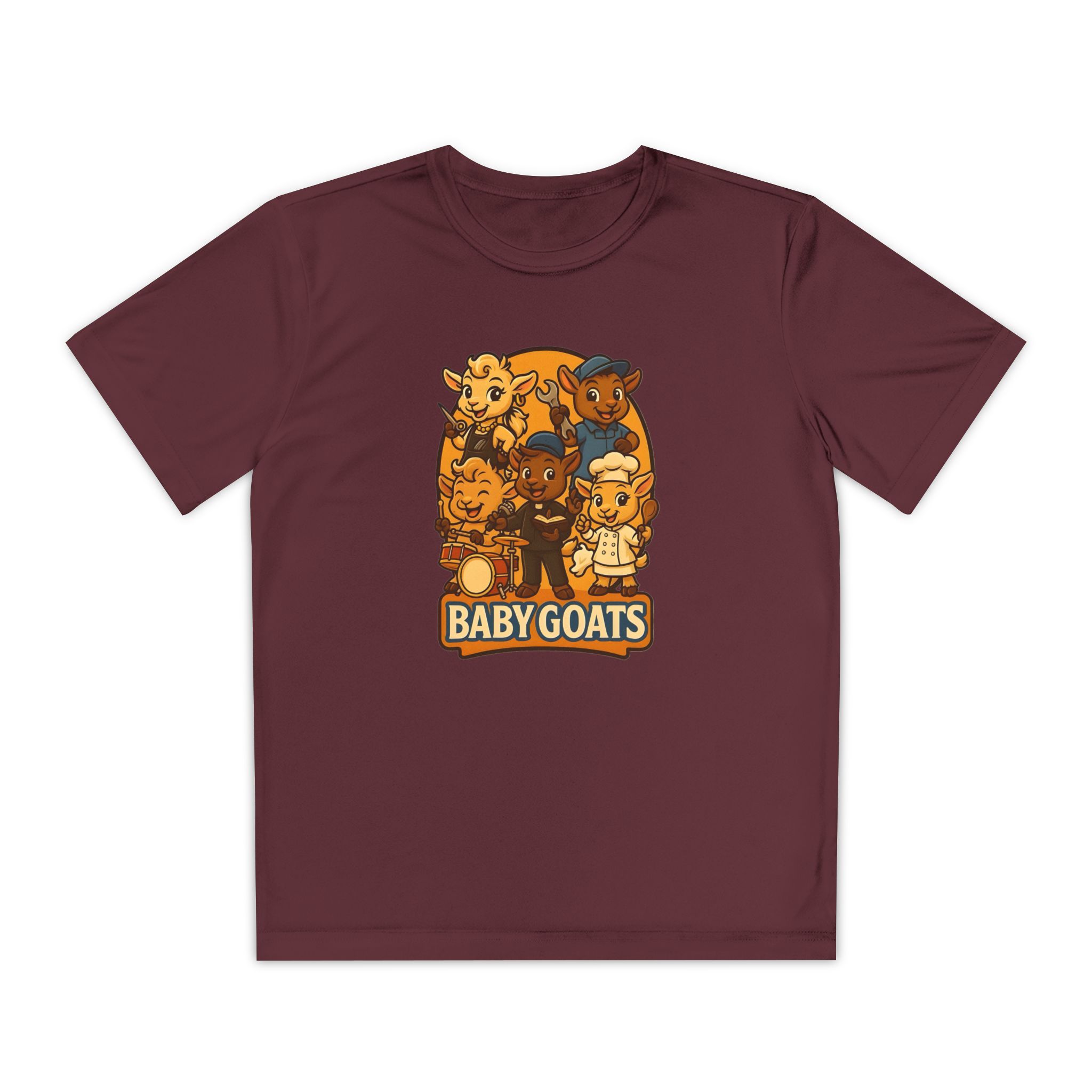 Youth T-Shirt — "Baby Goats" Cute Cartoon Kids Tee - Image 13