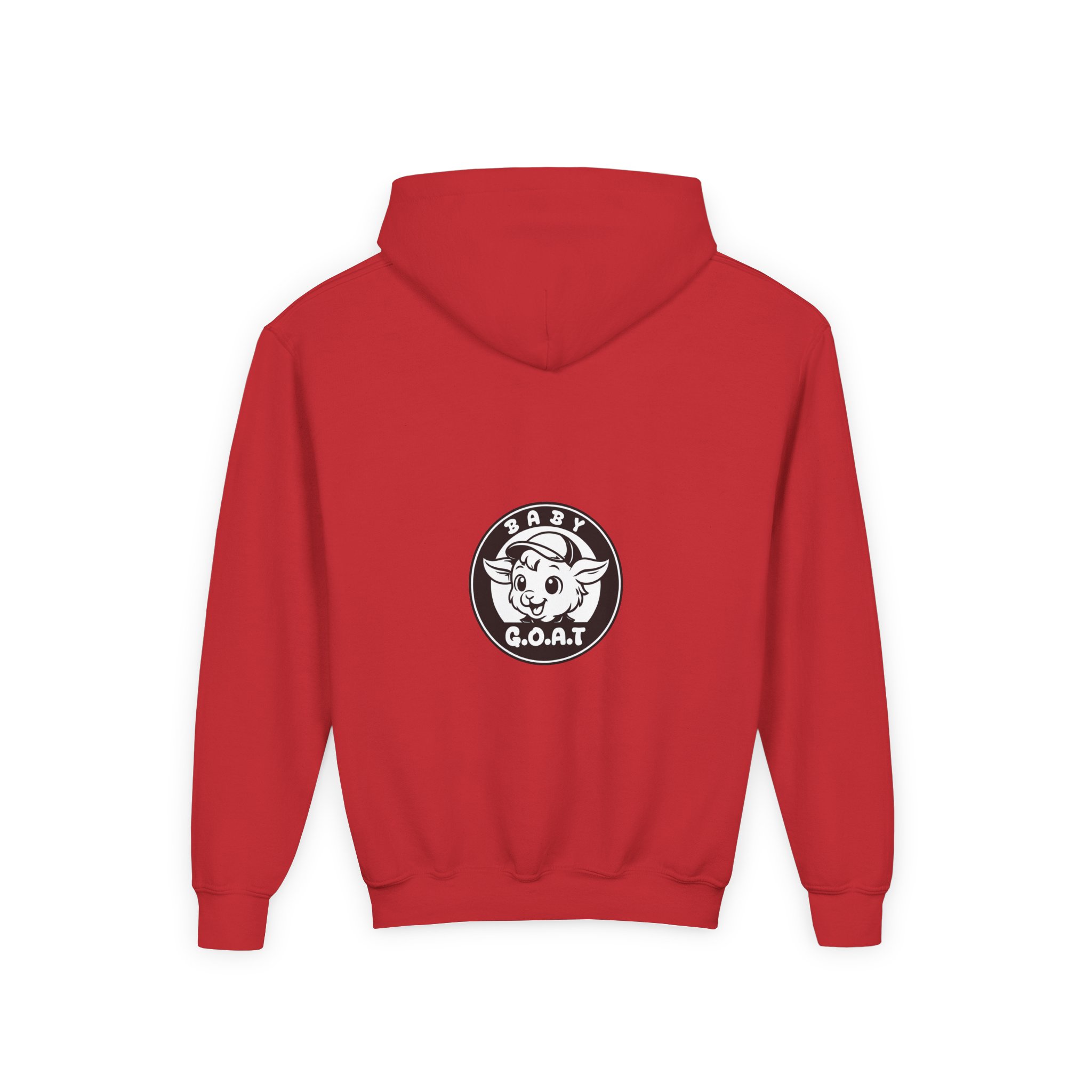Baby G.O.A.T – Classic Edition Youth Hoodie — "Baby G.O.A.T." Cute Goat Logo Pullover - Image 14
